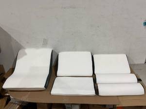 lot 431 image: PureComfort 6 Piece Bed Wedge Pillow for Sleeping Post Surgery
