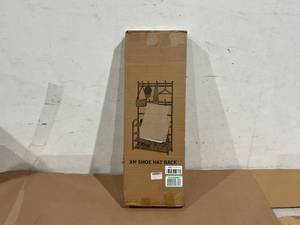 lot 435 image: Darsun Entryway Coat Rack, Shoe Rack for Entryway