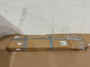 lot 437 image: Mugiden Metal Arch Backdrop Stand Set of 3 Gold Wedding Arch Stand WHITE