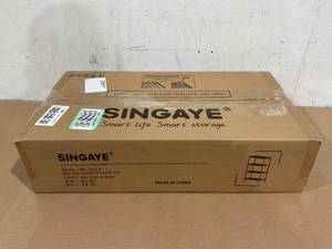 lot 218 image: SINGAYE 4 Shelf Wire Shelving Unit Adjustable Storage Shelving Storage Rack