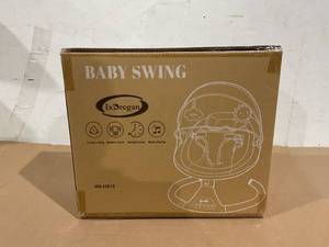 lot 225 image: Ixdregan Baby Swings for Infants - Exclusive App & Bluetooth Electric Baby Swing