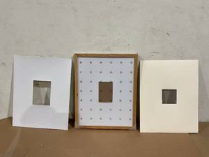 lot 255 image: Artisane Picture Frame, Gallery Frame, Solid White Oak, Oversized Mat