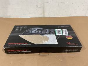lot 260 image: Perixx Periboard-512 Ergonomic Split Keyboard