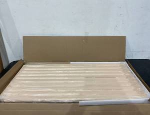 lot 82 image: Art3d Ceiling Tiles in Oak, 12-Sheet Semi-Cylinder Design 3D Wall Panels