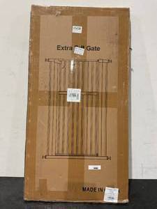 lot 87 image: WAOWAO Extra Tall Cat Pet Gate Pressure Mounted Walk Through