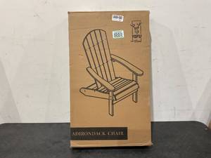 lot 94 image: YEFU Adirondack Chair Plastic Weather Resistant, Patio Chairs, Widely Used in Outdoor