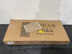 lot 108 image: UDEAR 9 Tier Shoe Rack with Dustproof Cover Shoe Shelf Storage Organizer Grey