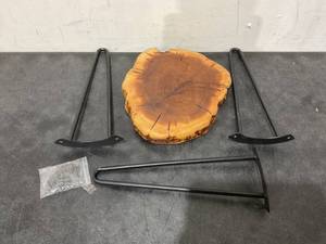 lot 113 image: Rustic Jujube,Wood End Table