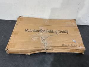 lot 115 image: Folding Trolley Luggage Dolly Cart