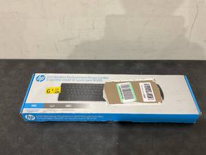 lot 129 image: HP 650 Wireless Keyboard & Mouse Combo - 2.4Ghz Wireless, USB Receiver, Low-Profile Keys
