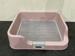 lot 143 image: PS Korea Indoor Dog Potty Tray  with Protection Wall Every Side for No Leak