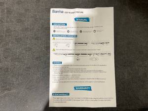 lot 147 image: Barrina LED Shop Light 2ft, 20W 2500LM 6500K