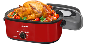 lot 26 image: 26 Quart Electric Roaster Oven with Visible & Self-Basting Lid
