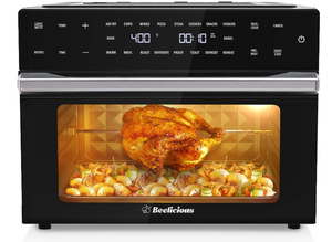 lot 30 image: Beelicious 32QT Extra Large Air Fryer, 19-In-1 Air Fryer Toaster Oven