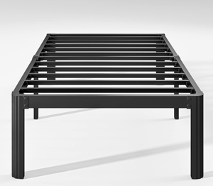 lot 304 image: TwinTwin XL Bed Frame No Box Spring Needed, Metal Platform Bed Frame