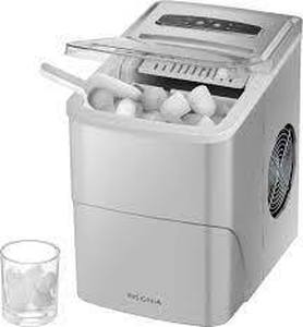 lot 36 image: Insignia - Portable Bullet Ice Maker with Auto Shut-Off - Silver