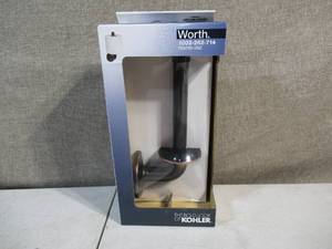 lot 29 image: Kohler Worth R24795-2BZ Toilet Paper Holder In Oil-Rubbed Bronze
