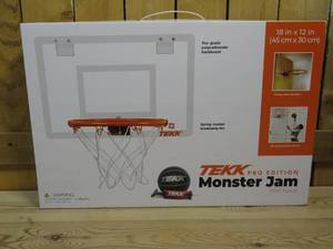 lot 48 image: Tekk Pro Edition Monster Jam Mini Hoop (No Ball)