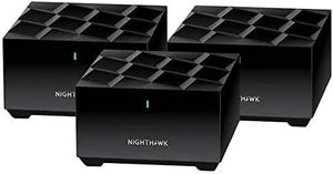 lot 83 image: NETGEAR Nighthawk Dual-Band Wi-Fi 6 Mesh System AX1800 (MK63S) - NEW IN BOX