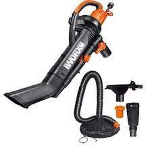 lot 90 image: Worx TRIVAC 12 Amp 3-in-1 BlowerMulcherVacuum With LEAFPRO Collection System - NEW IN BOX