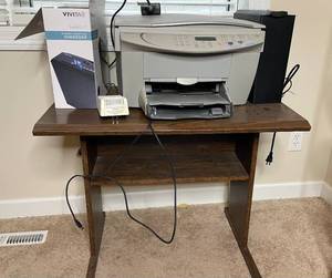 lot 4 image: Printer, Printer Stand, Shredder, Carbon Monoxide Lot