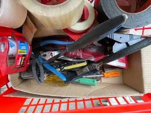 lot 62 image: Two Bins of Various Tools