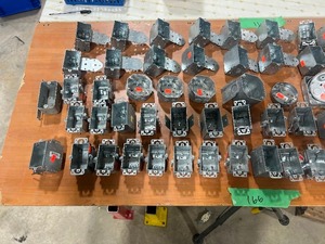 lot 166 image: ELECTRICAL BOXES