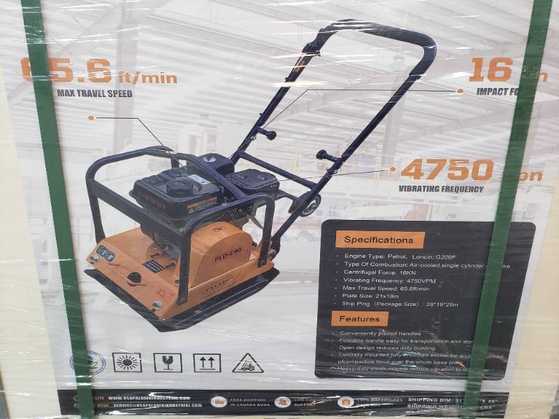 lot 106 image: Paladin Vibratory Plate Compactor