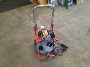 lot 7 image: RIDGID K-400-T2 drain cleaning machine
