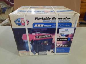 lot 41 image: All-Power Portable Generator, 2 stroke, 800 Rated 1000 Peak