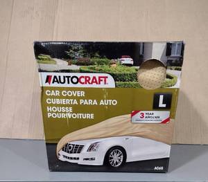 lot 140 image: 1 Carton of  Auto Craft Car Covers, AC65, Gold, Size L fits 16-17.6 foot car