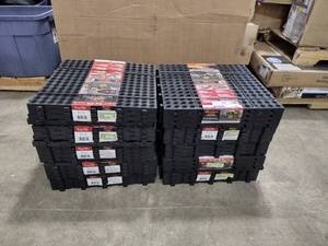 lot 102 image: (10 sets) TrafficMaster Extreme Floor Easy Tile, heavy duty interlocking drainage tile. 18 x 18