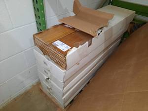 lot 184 image: (6) cartons of Floor planks, 20 planks per box