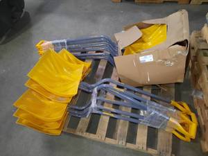 lot 226 image: (12) True Temper Ergonomic Snow Shovels