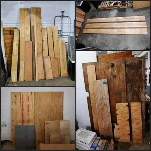 lot 246 image: Lot of wood, various sizes. Inspect for details.