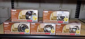 lot 277 image: (5) UtiliTech Swivel Recessed Lighting Kits in boxes