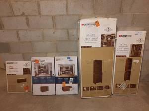lot 274 image: (5) Closet Maid Storage Units.
