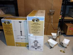lot 279 image: (3) Light Fixtures.