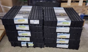 lot 103 image: (10 sets) TrafficMaster Drainage tiles, heavy duty interlocking tile