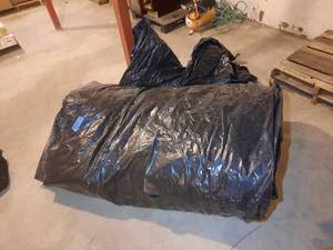 lot 328 image: Roll of black plastic sheeting