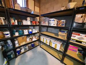lot 333 image: (2) 5-shelf  Racks  36.5 W X 18.5 D X 72H