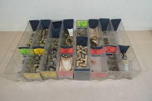 Assorted Brass Fittings with Organizers