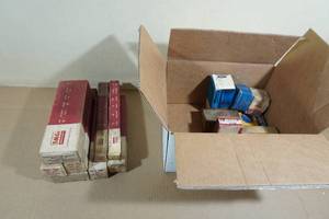 Assorted Engine Bearings and Push Rods - Mostly Ford