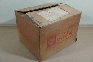 Case of Vintage Shell S-5 Oil Filters