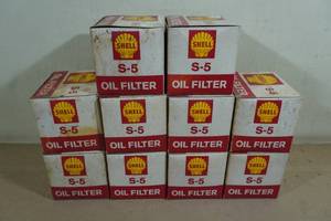 Vintage Shell S-5 Oil Filters