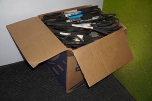 Assorted Automotive Accessory Belts plus Some Hoses