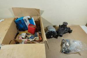 Assorted Automotive Parts - Alternator, Water Pump, Fittings