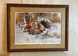 lot 3 image: Sharing with Friends Artwork 1995 Paul Calle Numbered 14233000