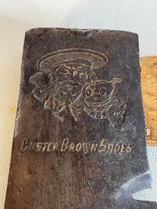 lot 4 image: Vintage Hatchet, Buster Brown Hatchet, Buster Brown Shoes