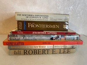lot 24 image: Frontier Book Lot, Robert E. Lee Lot of 7